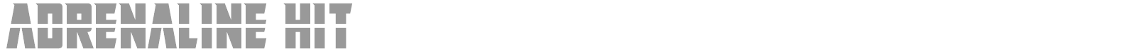 Adrenaline Hit font preview
